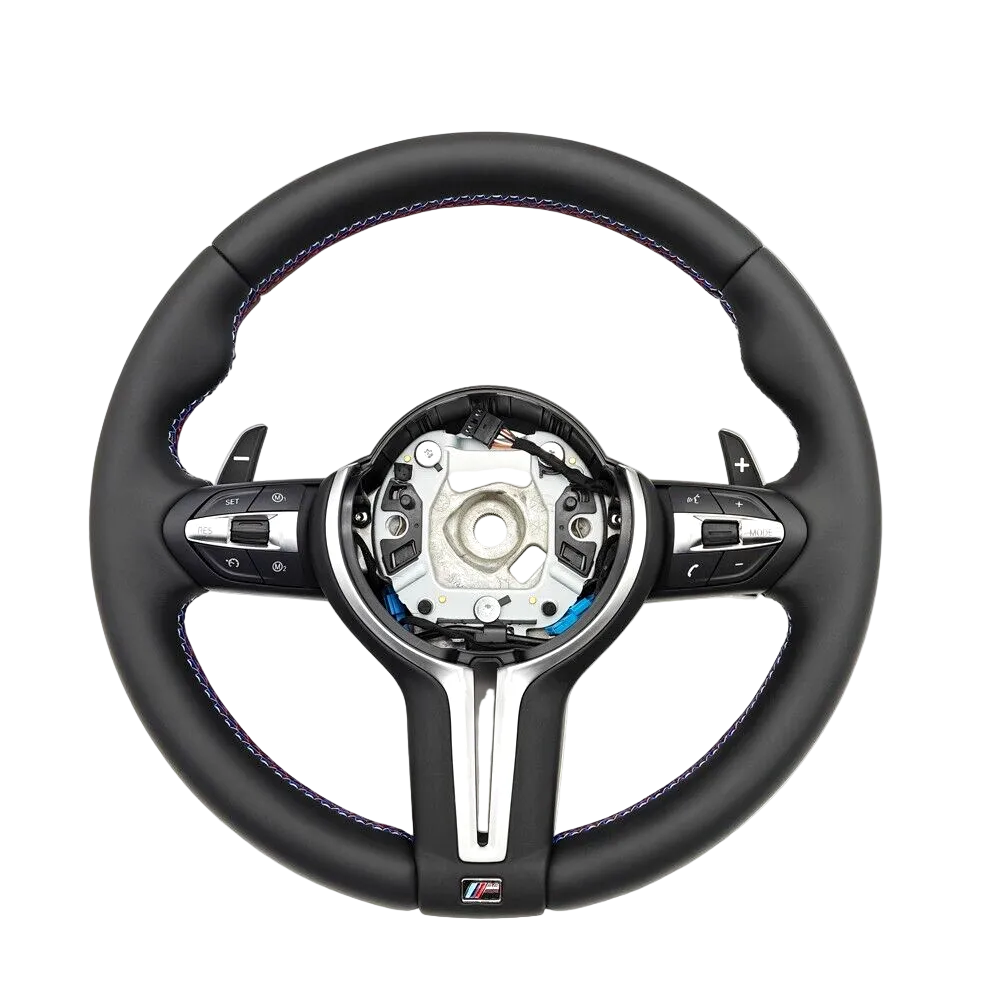 BMW F-Series Nappa Leather Tri-Stitch Steering Wheel