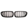 BMW 5 Series / M5 F10/F11 Carbon Fibre Double Slat Front Grills (2010-2017)