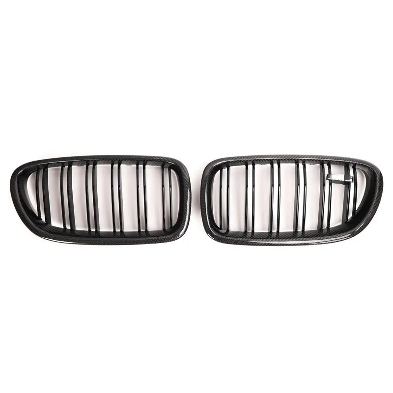 BMW 5 Series / M5 F10/F11 Carbon Fibre Double Slat Front Grills (2010-2017)