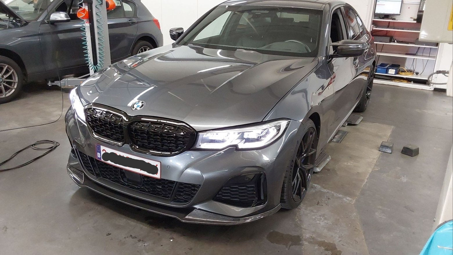 Pre Preg Dry Carbon Fiber Front Splitter for BMW G20 G21 PRE LCI 2019-2020