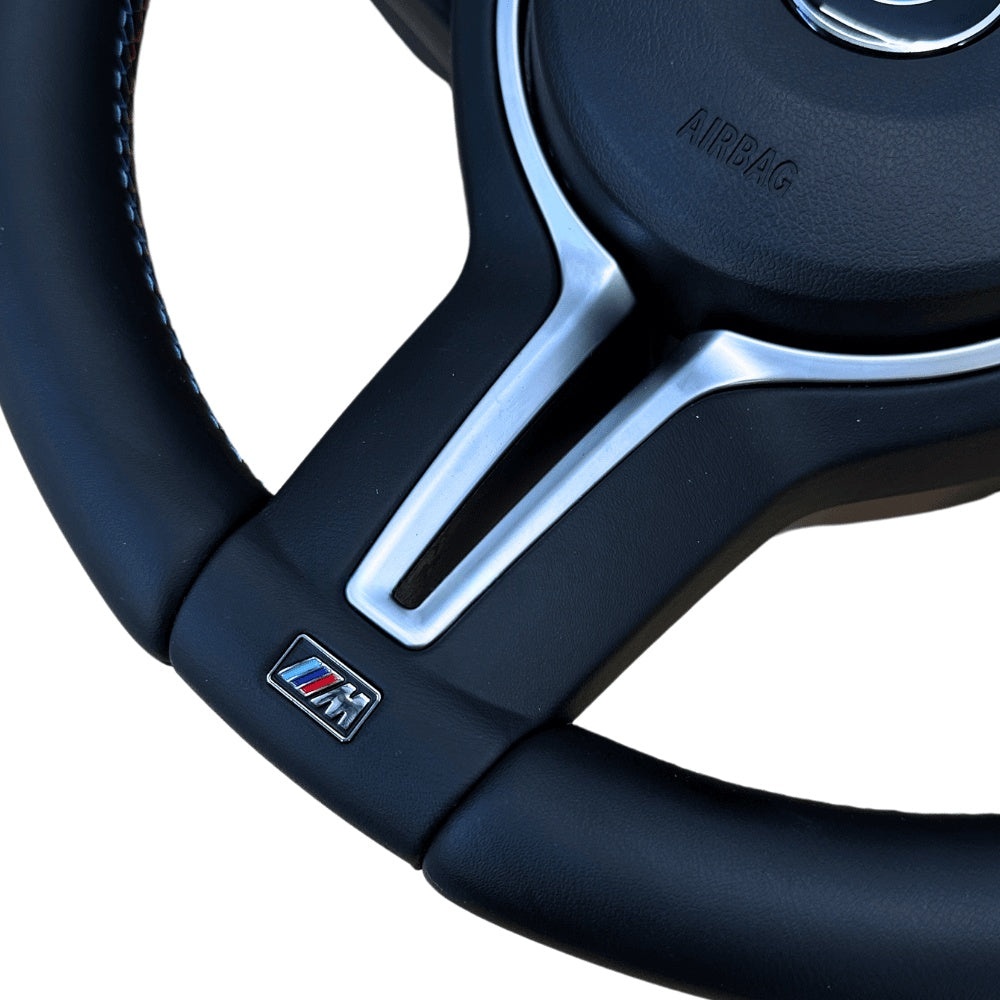 BMW F-Series Nappa Leather Tri-Stitch Steering Wheel