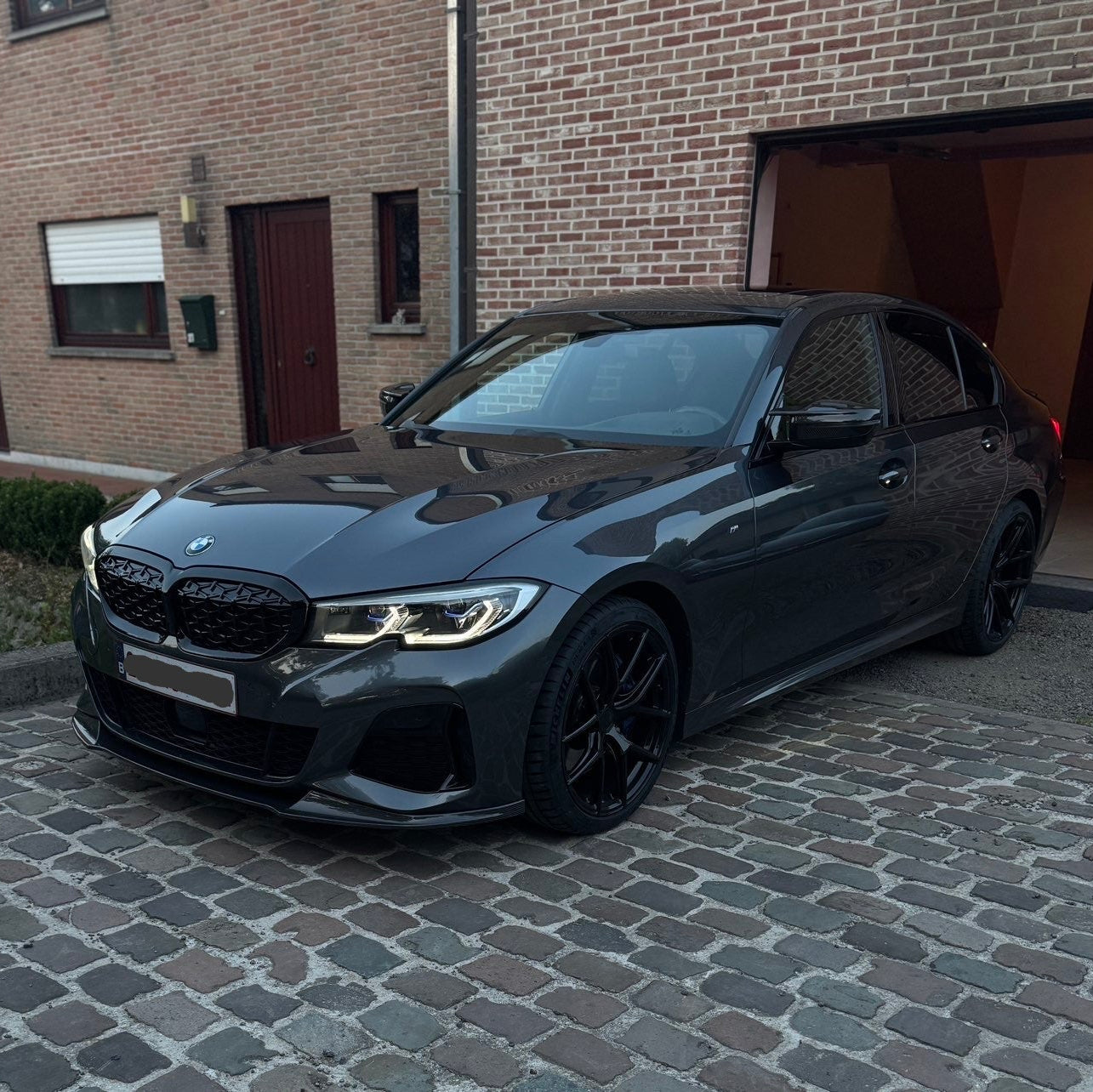 Pre Preg Dry Carbon Fiber Front Splitter for BMW G20 G21 PRE LCI 2019-2020