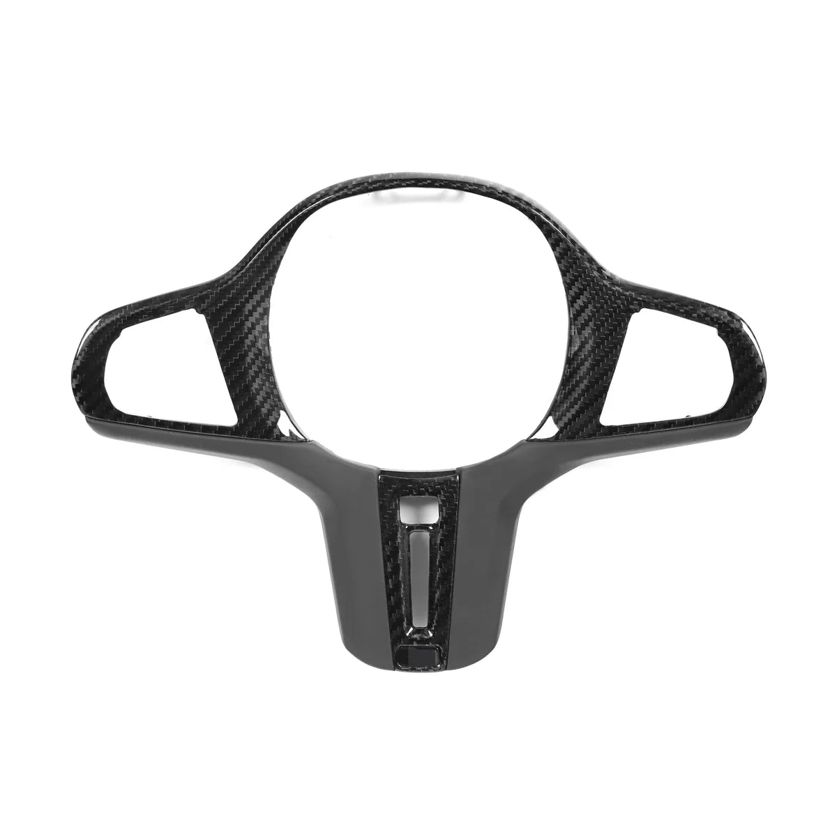 BMW 2 3 4 Series G42 G20 G21 G22 Carbon Fibre Steering Wheel Trim (2019+)
