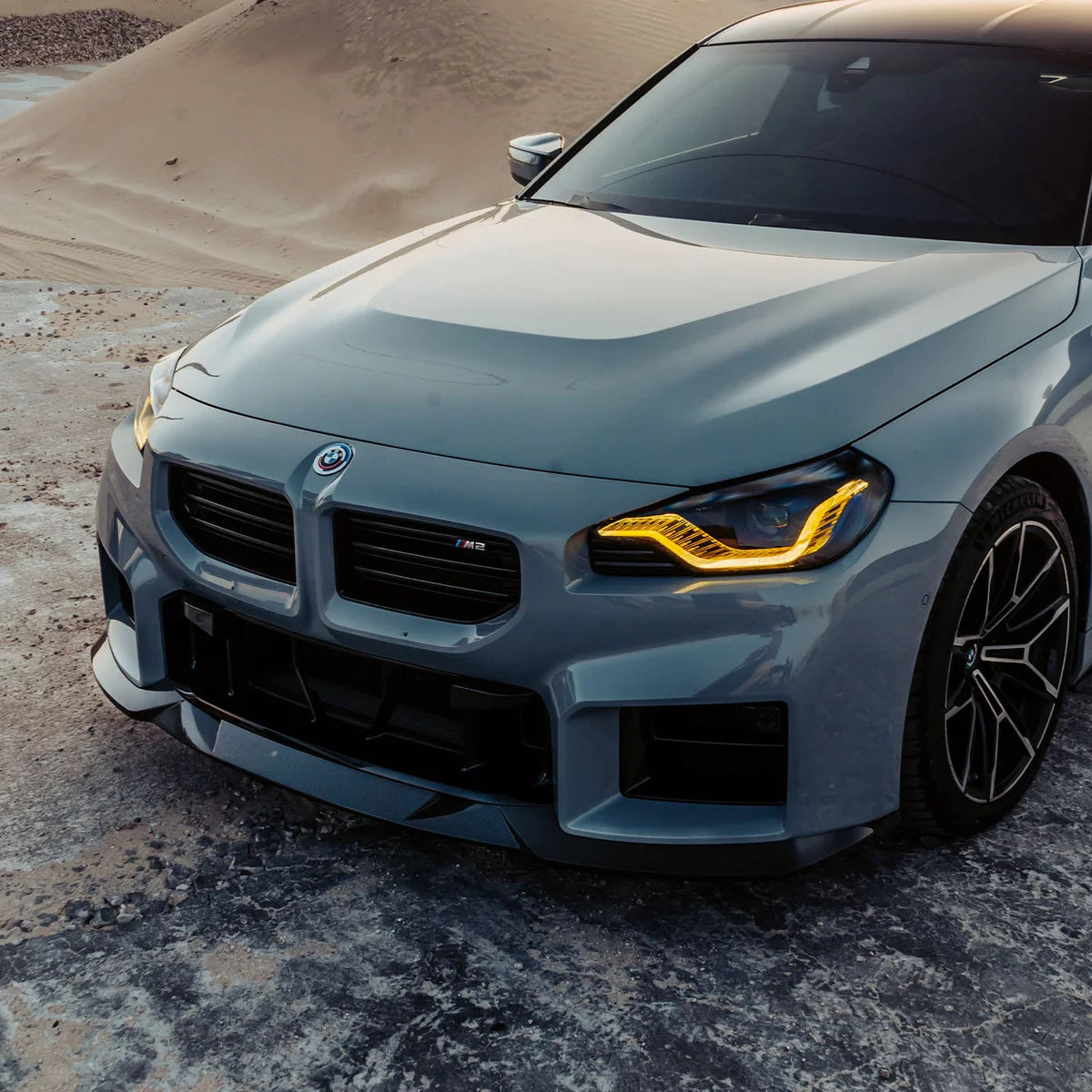 BMW M2 G87 Pre-Preg Dry Carbon Fibre Flat Front Lip Splitter (2023+)