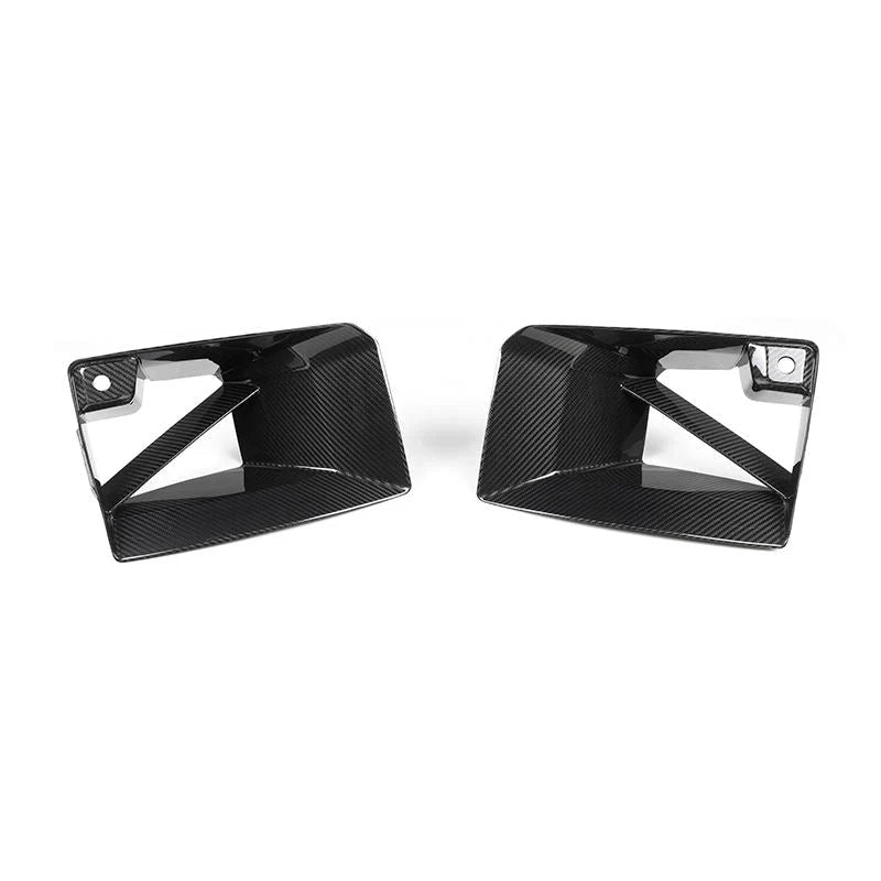 BMW M2 G87 Pre-Preg Dry Carbon Fibre Mp Style Front Bumper Ducts Covers (2023+)