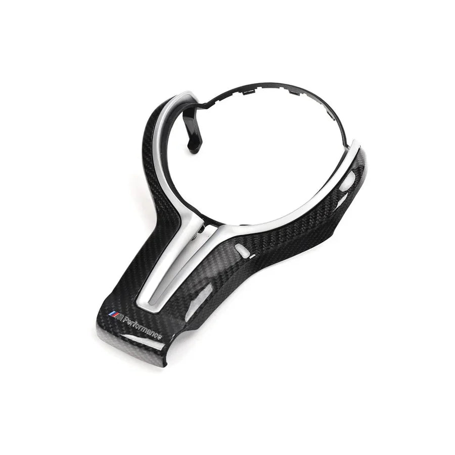 BMW M Performance Style Carbon Fibre Steering Wheel Trim - F Series