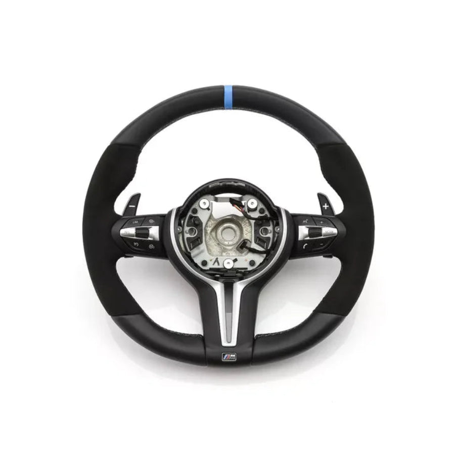 BMW M Performance Style Steering Wheel - F Series Half Alcantara/Leather