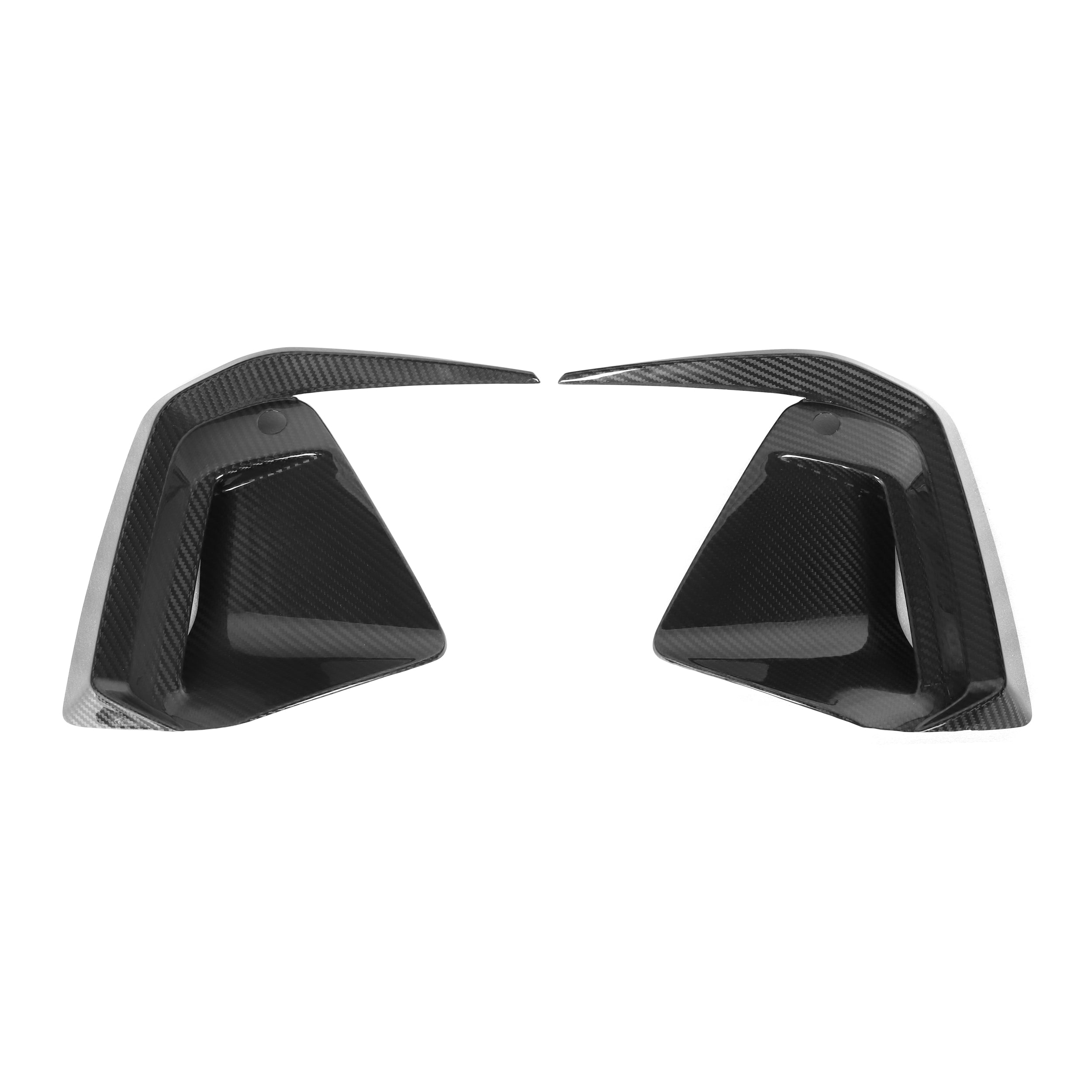 BMW 5 Series G60 G61 Pre-Preg Dry Carbon Fibre Front Air Outlets (2024+)