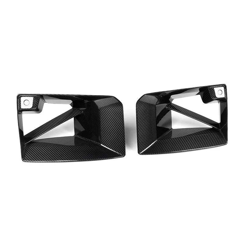 BMW M2 G87 Pre-Preg Dry Carbon Fibre Mp Style Front Bumper Ducts Covers (2023+)