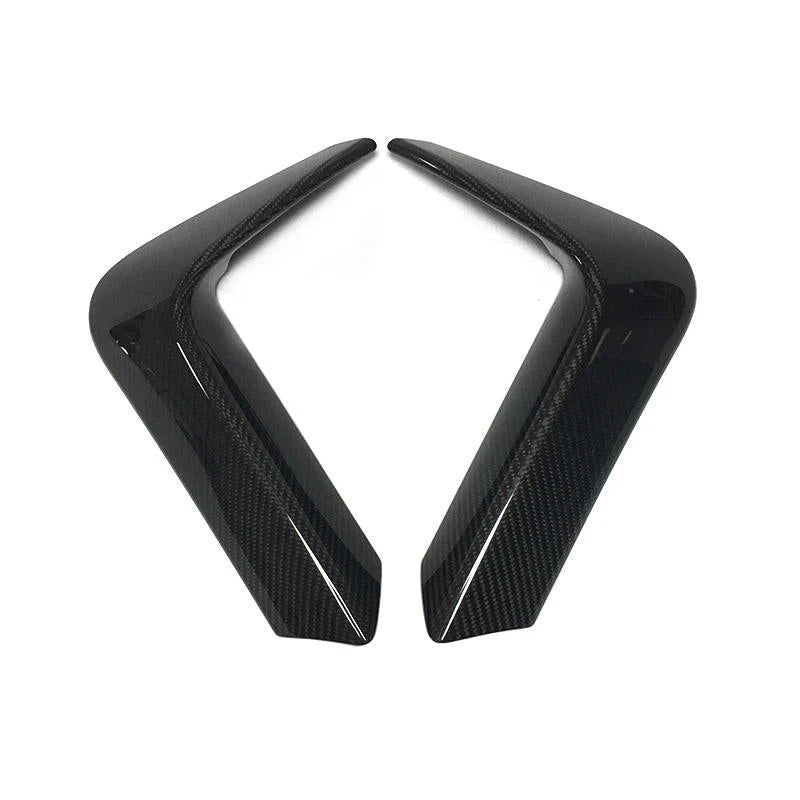 BMW M3 F80 / M4 F82 F83 Pre-Preg Dry Carbon Fibre Rear Bumper Fins (2012-2018)