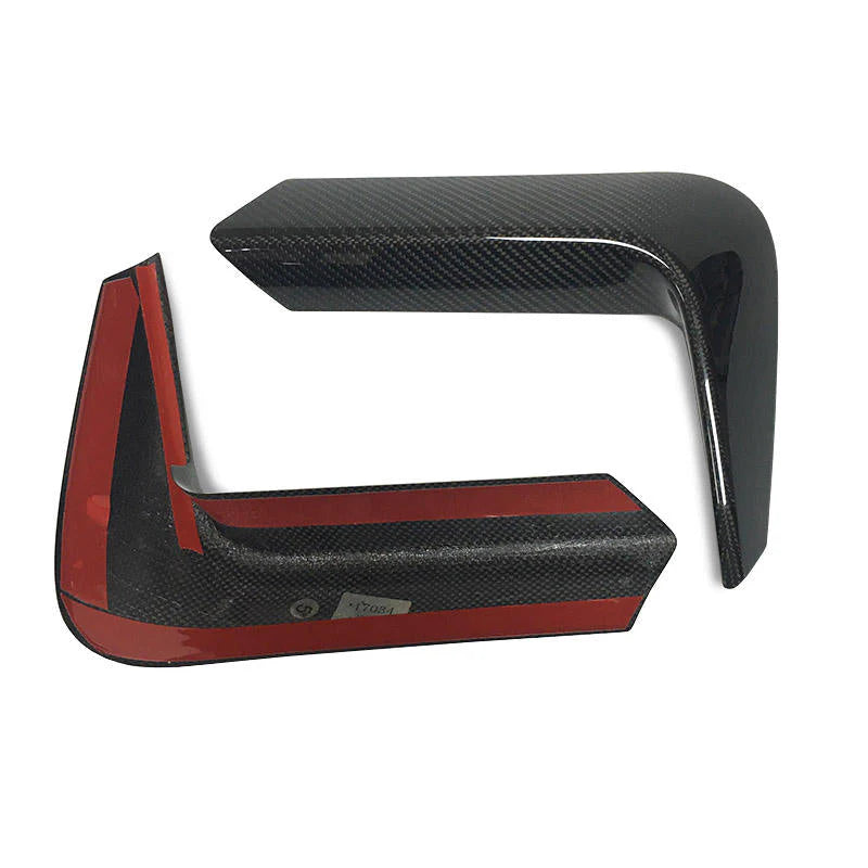BMW M3 F80 / M4 F82 F83 Pre-Preg Dry Carbon Fibre Rear Bumper Fins (2012-2018)
