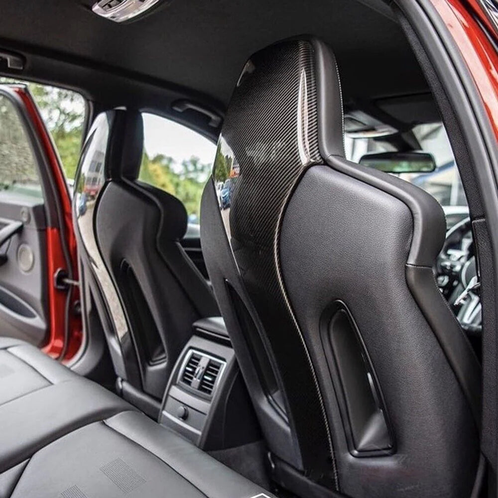 BMW M3 F80 / M4 F82 F83 Pre-Preg Dry Carbon Fibre Seat Back Cover (2014-2019)