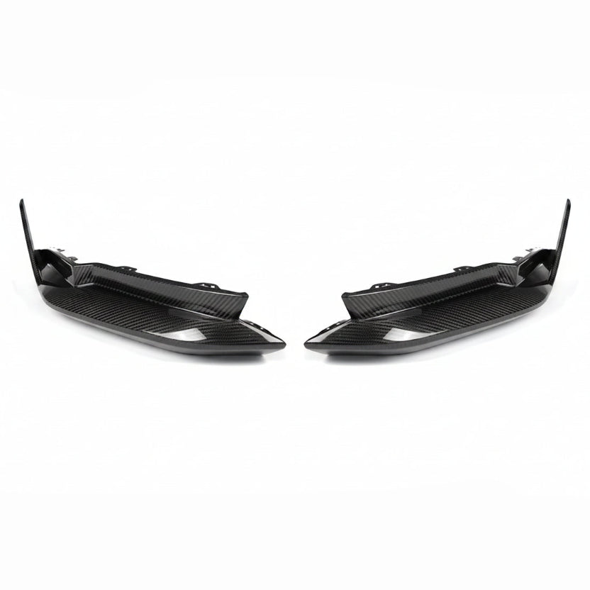 BMW M3 G80 G81 / M4 G82 G83 Pre-Preg Dry Carbon Fibre M Performance Rear Bumper Side Winglets (2021+)