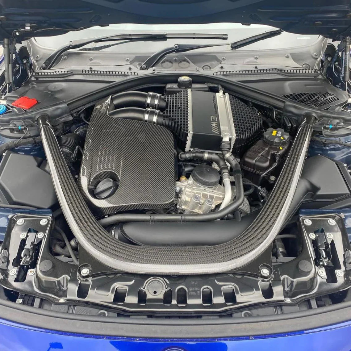 BMW M3 & M4 F80 F82 F83 Carbon Fibre Engine Cover