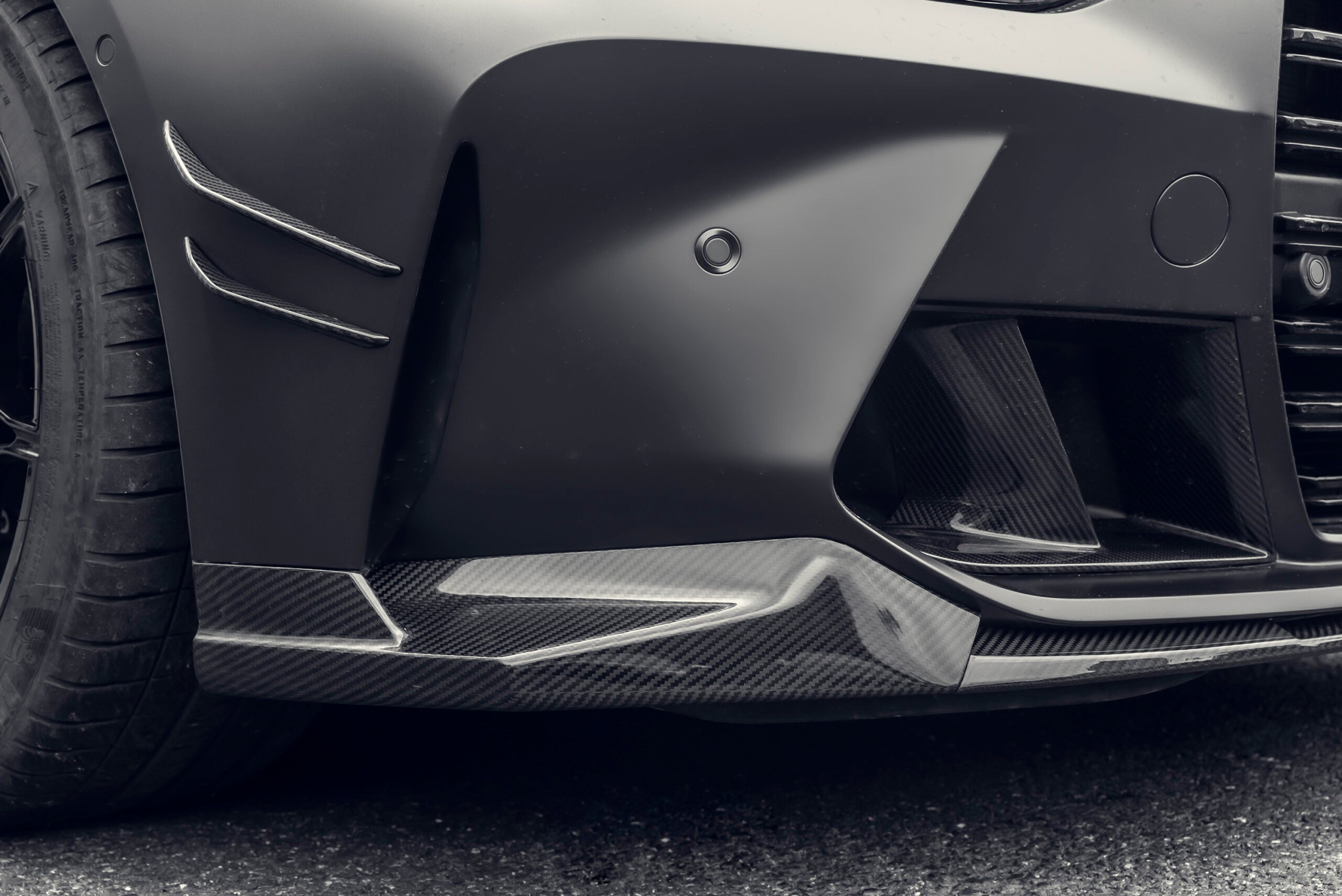 BMW M3/M4 G80/G81/G82/G83 Pre-Preg Dry Carbon Fibre Bumper Vents (2021+)