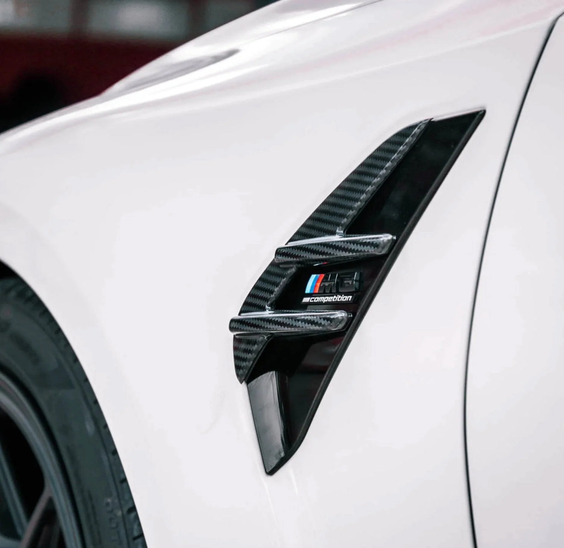 BMW M3 / M4 G80/G81/G82/G83 Pre-Preg Dry Carbon Fibre Side Fender Trim (2021+)