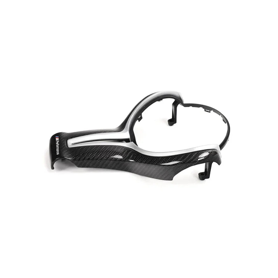 BMW M Performance Style Carbon Fibre Steering Wheel Trim - F Series