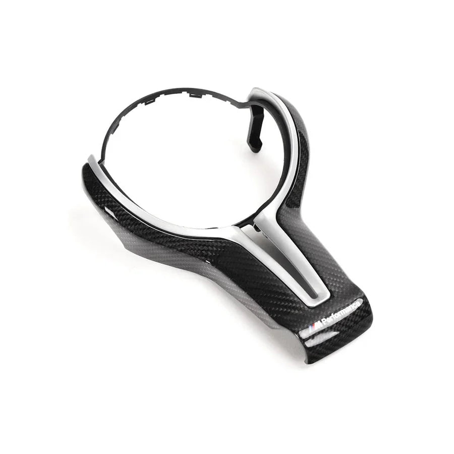 BMW M Performance Style Carbon Fibre Steering Wheel Trim - F Series