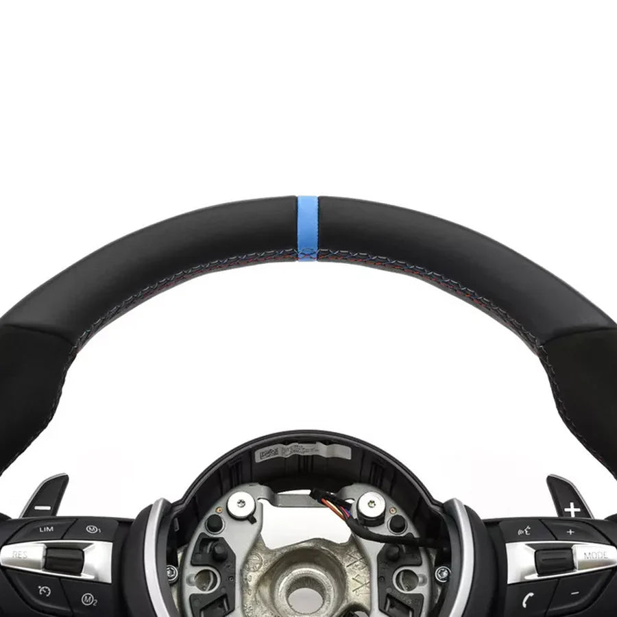 BMW M Performance Style Steering Wheel - F Series Half Alcantara/Leather