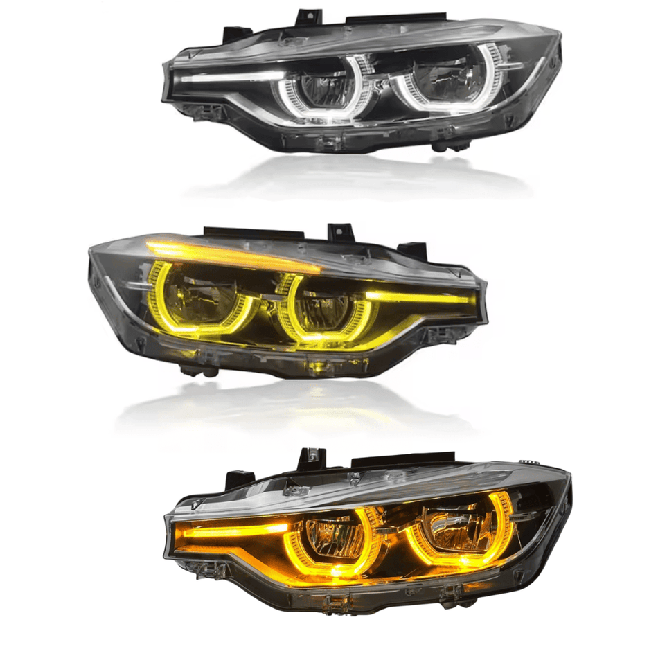 LCI Style LED Color Switching Headlights 3 - Series F30/ F31
