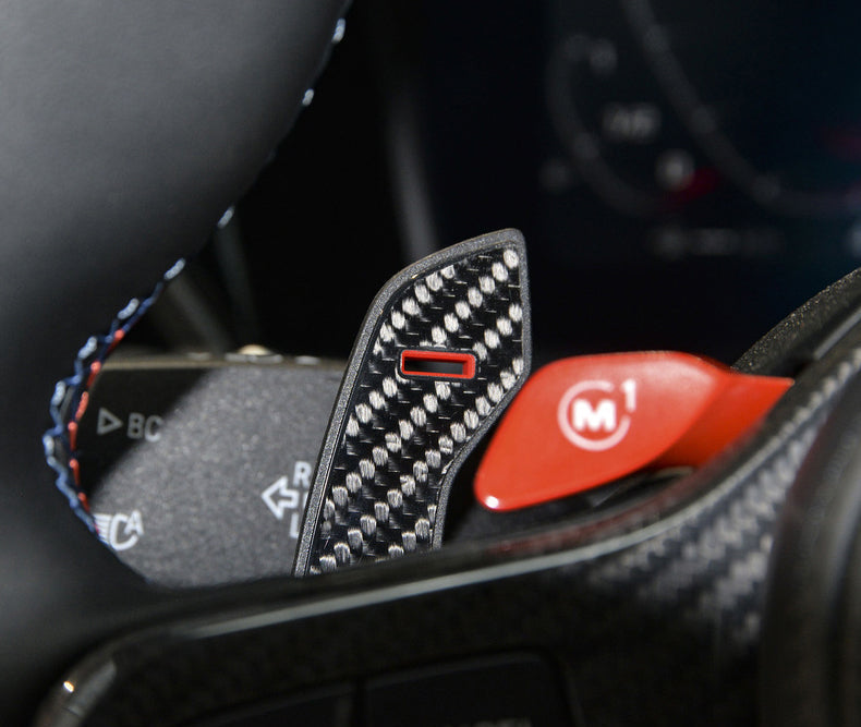 BMW M Style Paddle Shifters Carbon Fiber G Series