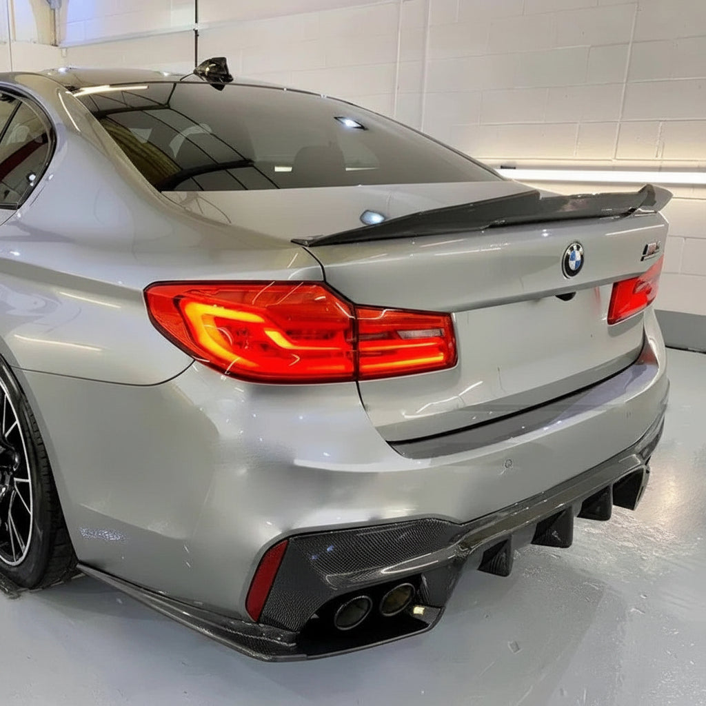 BMW 5 Series G30/M5 F90 Pre-Preg Dry Carbon Fibre PSM Rear Spoiler (2017-2023)