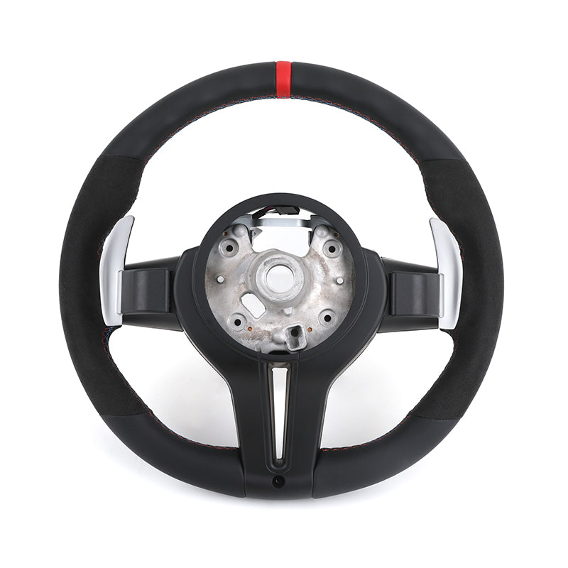 BMW M Performance Style Steering Wheel - F Series Half Alcantara/Leather