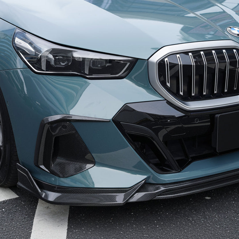 BMW 5 Series G60 G61 Pre-Preg Dry Carbon Fibre Front Lip (2024+)