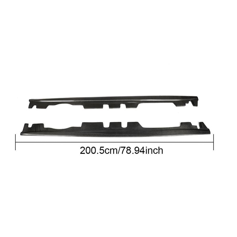 Carbon Fibre Body Trim Side Skirts Extension for BMW E92 M3 2008-2013