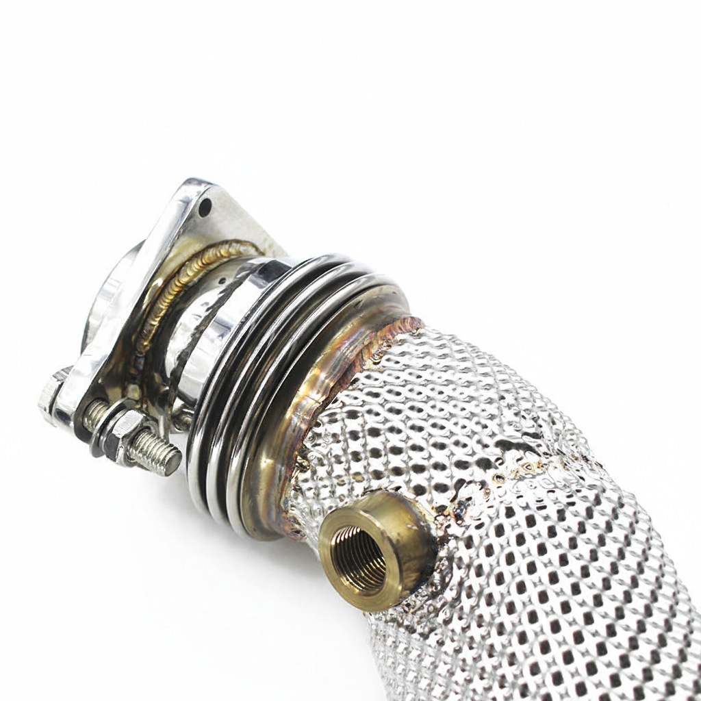 BMW M3/M4 F80/F82 Catless Downpipe With Heat Shield
