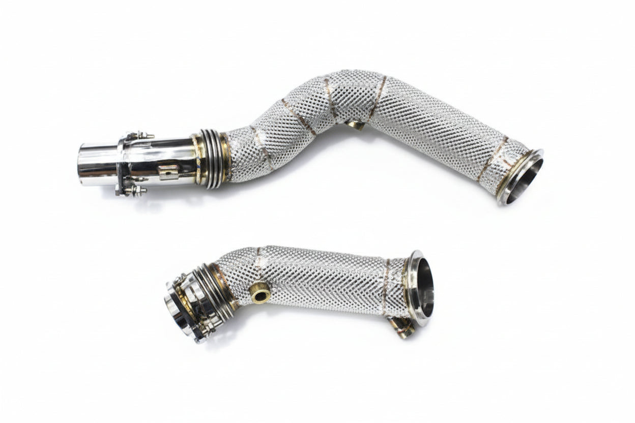 BMW M3/M4 F80/F82 Catless Downpipe With Heat Shield