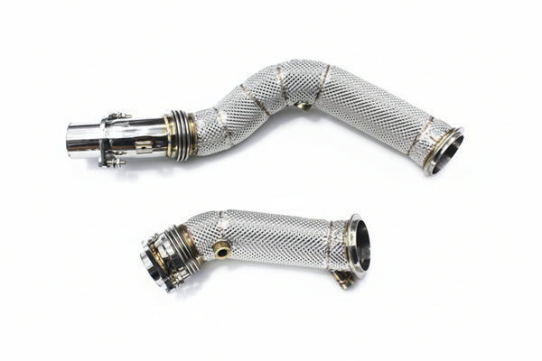 BMW M3/M4 F80/F82 Catless Downpipe With Heat Shield