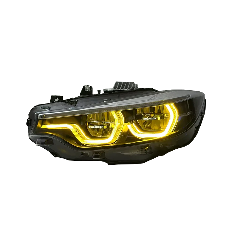 BMW LED Headlights for F32 F82 F80 2013-2017 Yellow White Red DRL's