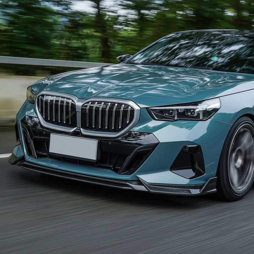 BMW 5 Series G60 G61 Pre-Preg Dry Carbon Fibre Front Lip (2024+)