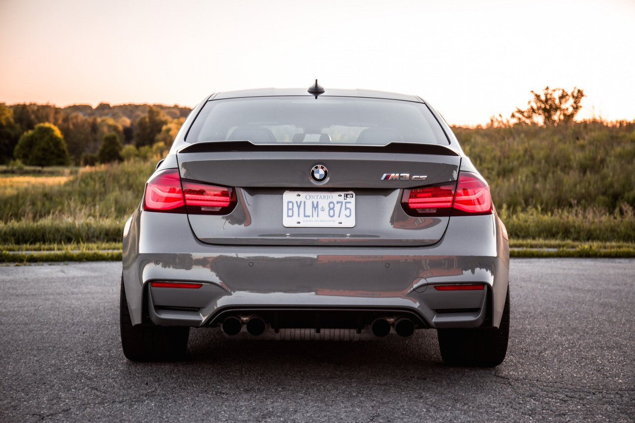 BMW 3 Serie F30 / M3 F80 Pre-Preg Carbon Cs-Style Rear Spoiler (2012-2019)